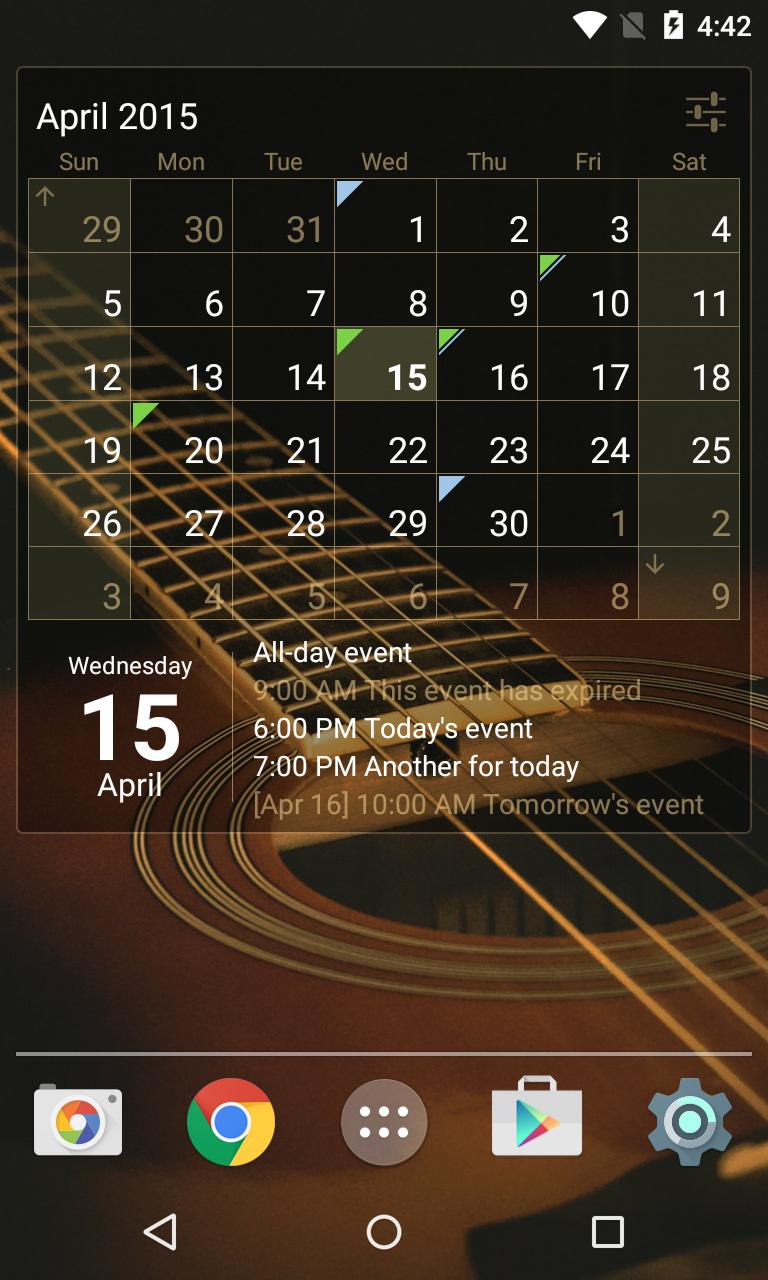 Calendar Widget APK for Android Download