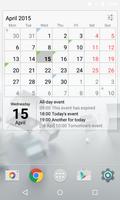 Calendar Widget capture d'écran 1