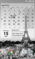 Calendar Widget imagem de tela 3