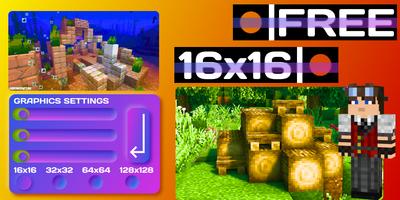 Texture packs for Minecraft Affiche