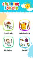 Kids Drawing - Kids Coloring -  Art Games for Kids Affiche