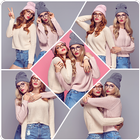 Photo Collage Grid Layouts Beauty Camera-icoon