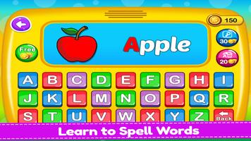 Kids Tablet Spelling Learning syot layar 2