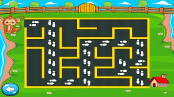 Monkey Maze Puzzle Games 2023 ảnh chụp màn hình 3