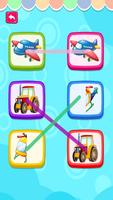 Emoji Match Puzzle Preschool Poster