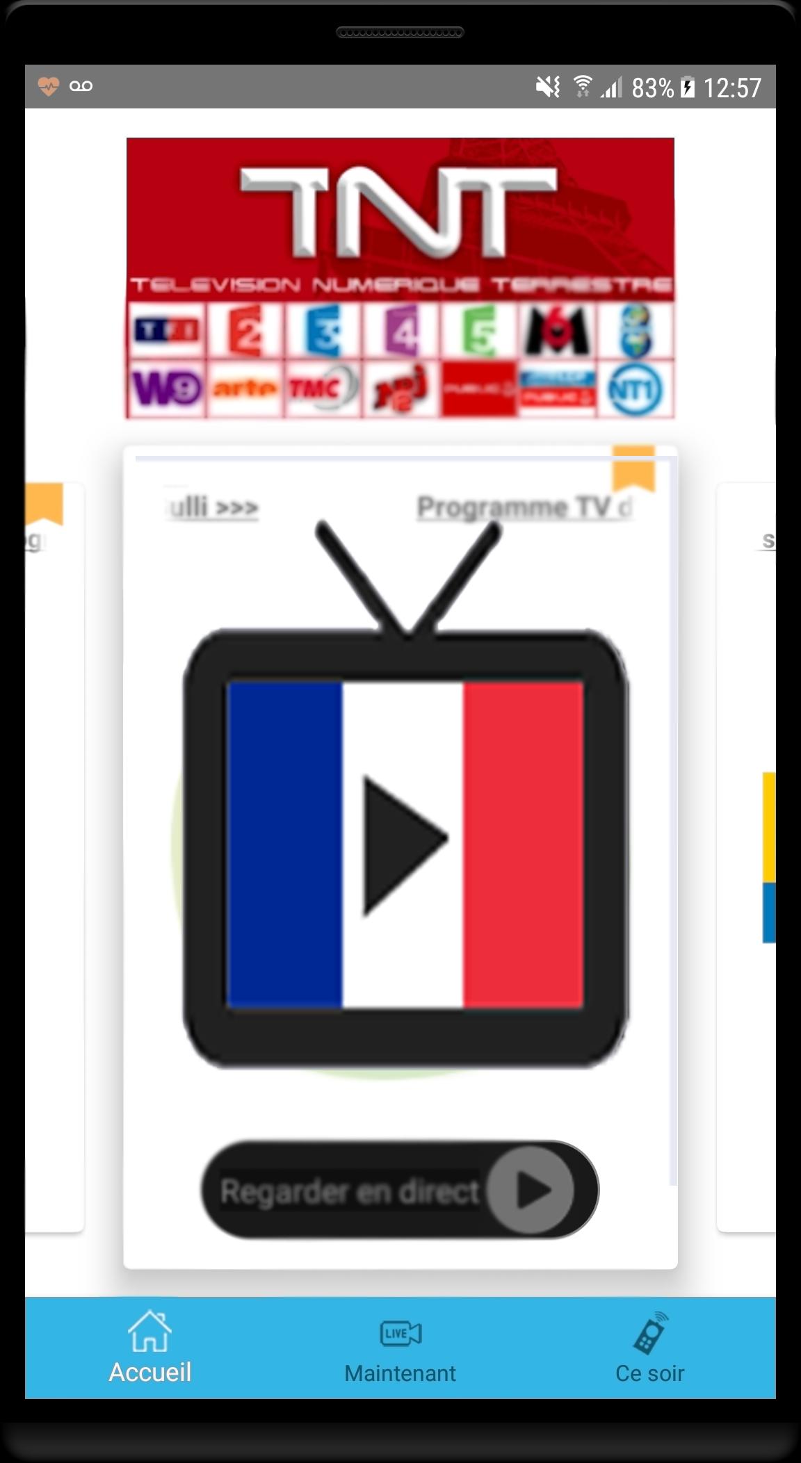 TNT France TV Direct ( Guide Programme TV ) for Android - APK Download