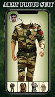 Suit : Army Suit Photo Editor - Army Photo Suit الملصق