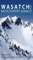 Wasatch Backcountry Skiing Map постер