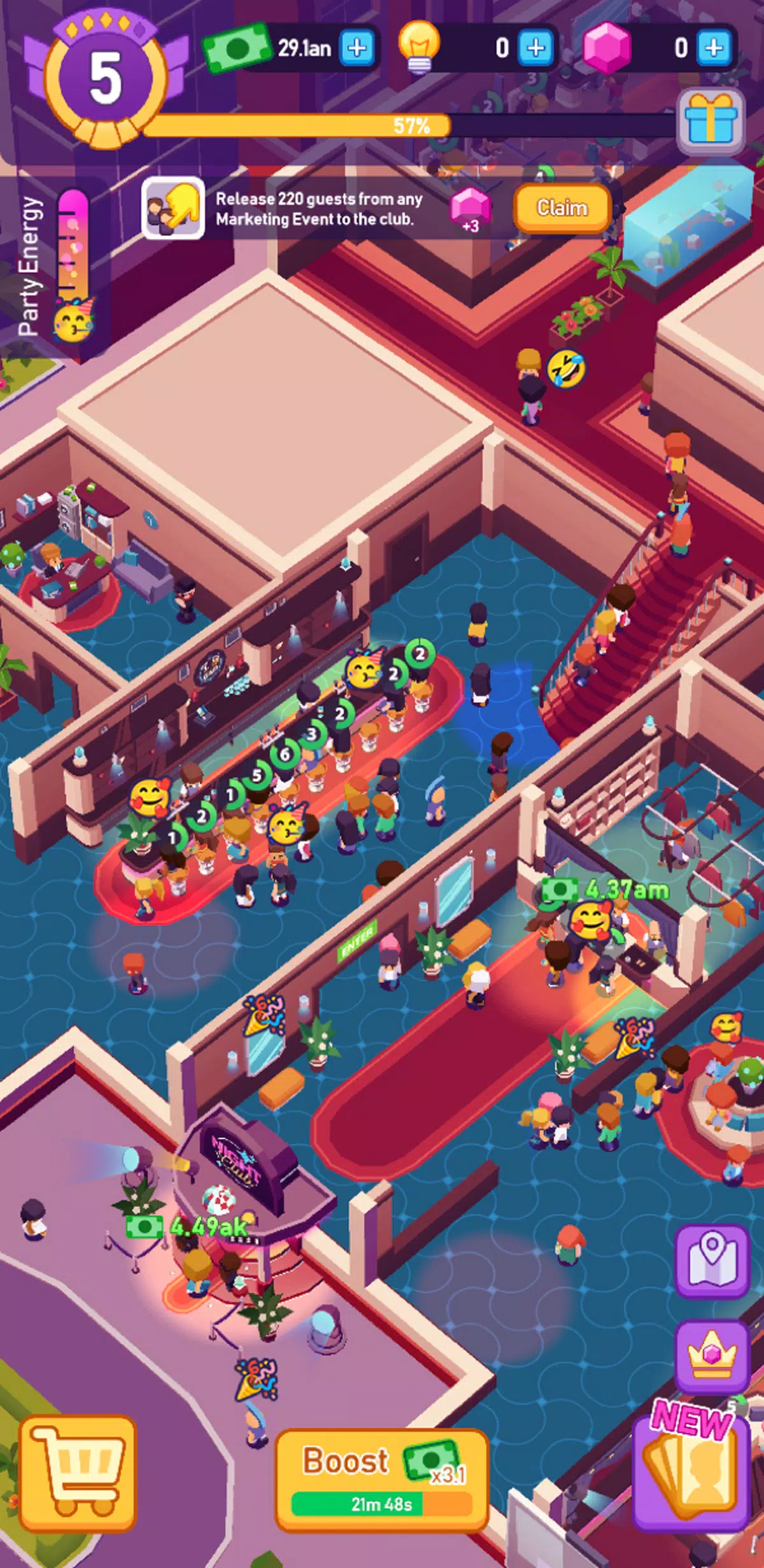 放置夜总会大亨: Nightclub Tycoon