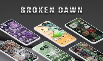 Broken Screen الملصق