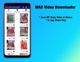 MAX Video Downloader - No Watermark captura de pantalla 1