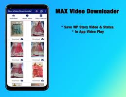 MAX Video Downloader - No Watermark 스크린샷 1