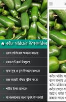 কাঁচা মরিচের অসাধারন স্বাস্থ্য screenshot 1