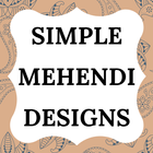 Simple Mehendi Designs icône