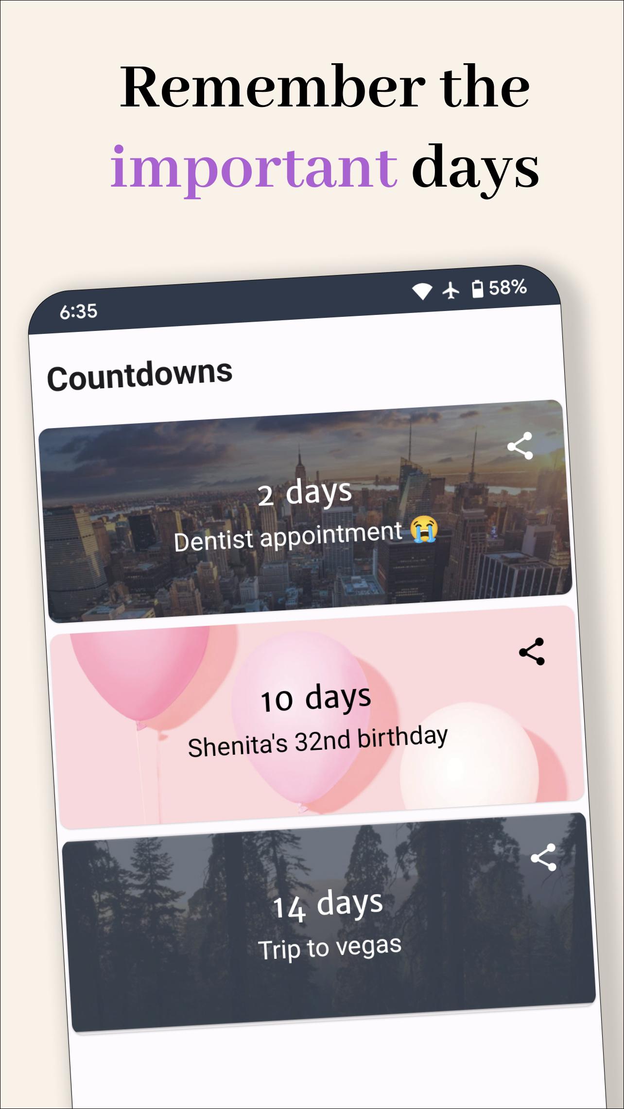 Days Until Countdown | Widget Apk For Android Download