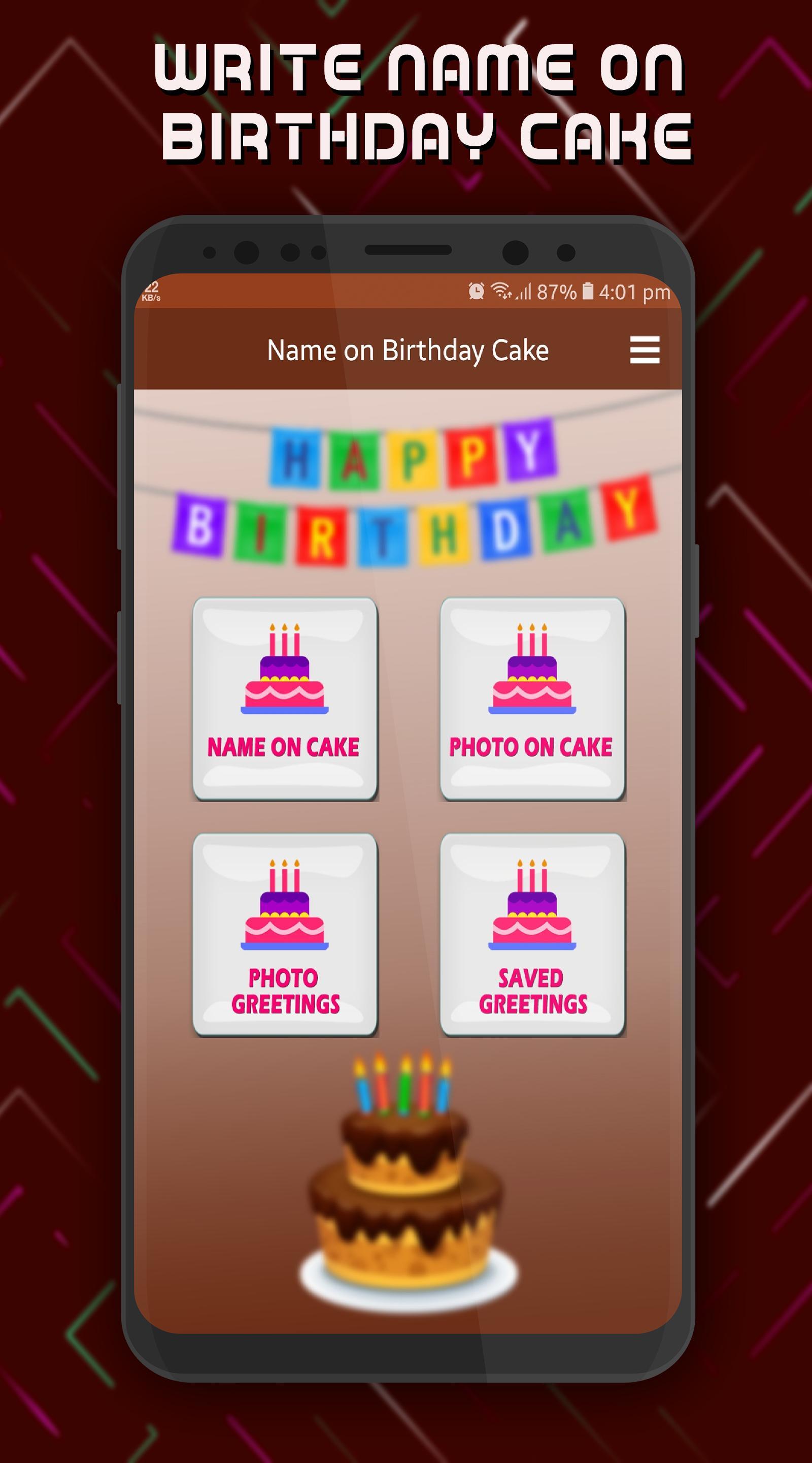 Name On Birthday Cake For Android Apk Download