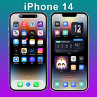 iphone 14 launcher for Android icône