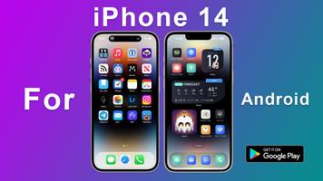 iphone 14 launcher for Android Affiche