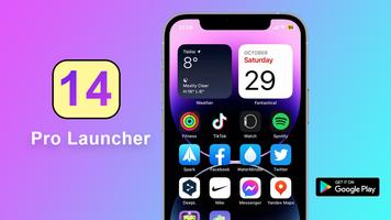 iOS Launcher for iPhone 14 Pro Ekran Görüntüsü 1