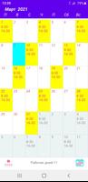 Work schedule poster