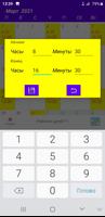 Work schedule screenshot 2