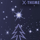 Christmas Blue  X theme APK
