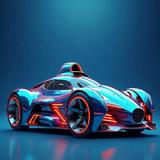 Laser Car run icon