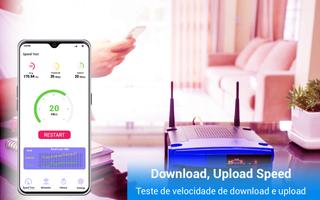 Medidor de teste de velocidade de Internet rápida Cartaz
