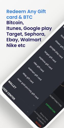 Redeem any Gift Cards & BTC iTunes cards Steam etc APK pour ...