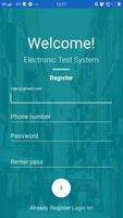 Electronic Test System Plakat
