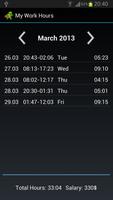 My Work Hours 스크린샷 1