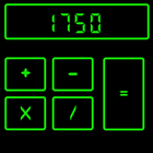 iUcalculator neon calculator icône
