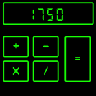 iUcalculator neon calculator icono