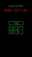 iUcalculator neon calculator Poster