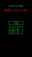 iUcalculator neon calculator capture d'écran 1