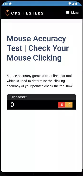 Mouse Accuracy Test - Baixar APK para Android