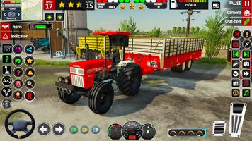 Farm Tractor Driving Game 2023 poster
