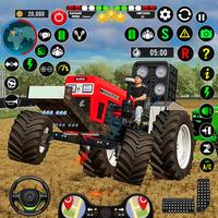 Farm Tractor Driving Game 2023 Affiche