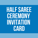 Half Saree Invitation Card APK