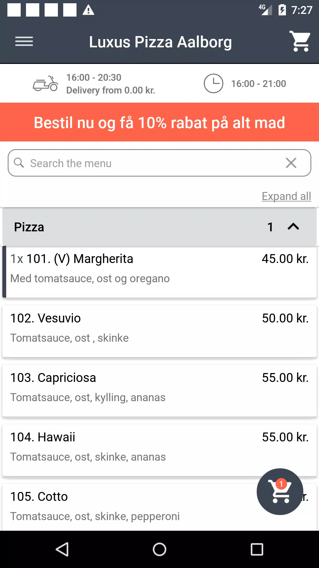 Luxus Pizza og Grill Aalborg for Android - APK Download