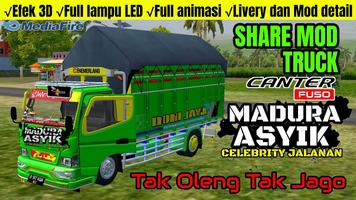 Mod Simulator Truck Canter Madura Asyik ภาพหน้าจอ 1