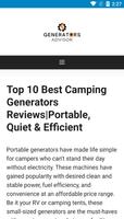 Camping Generators Guides screenshot 1