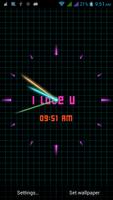 Laser Analog Clock Free 海报