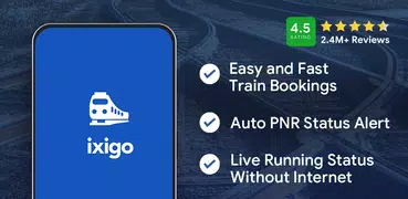 ixigo Train Status Ticket Book