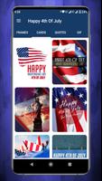 4th Of July Wishes & Cards capture d'écran 2