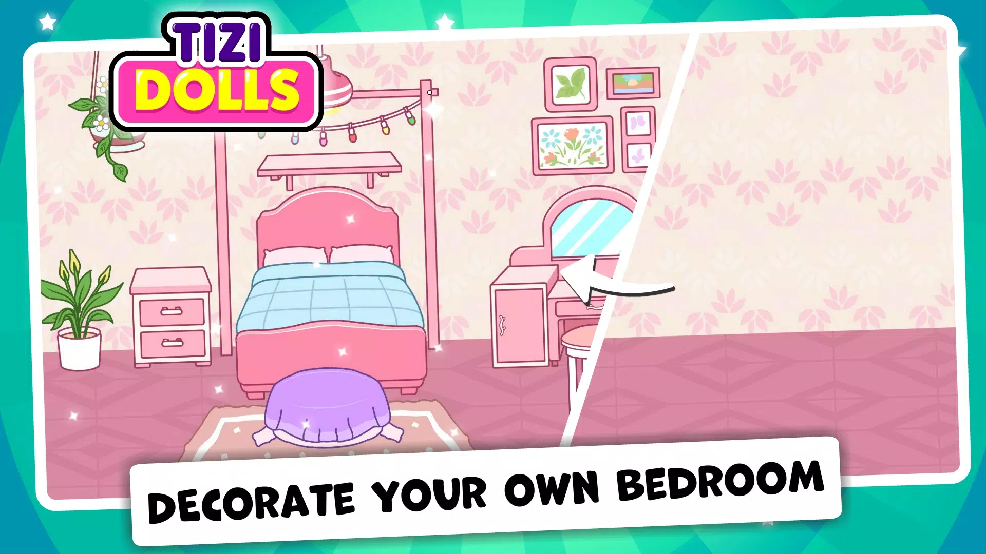 Tizi Town: Jogos de Bonecas - Vestir e Maquiar para Meninas - Design da  Casa dos Sonhos::Appstore for Android