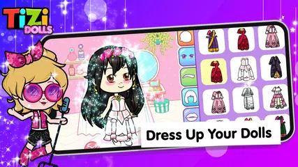 Tizi Town: Puppe-anzieh-Spiele XAPK Herunterladen