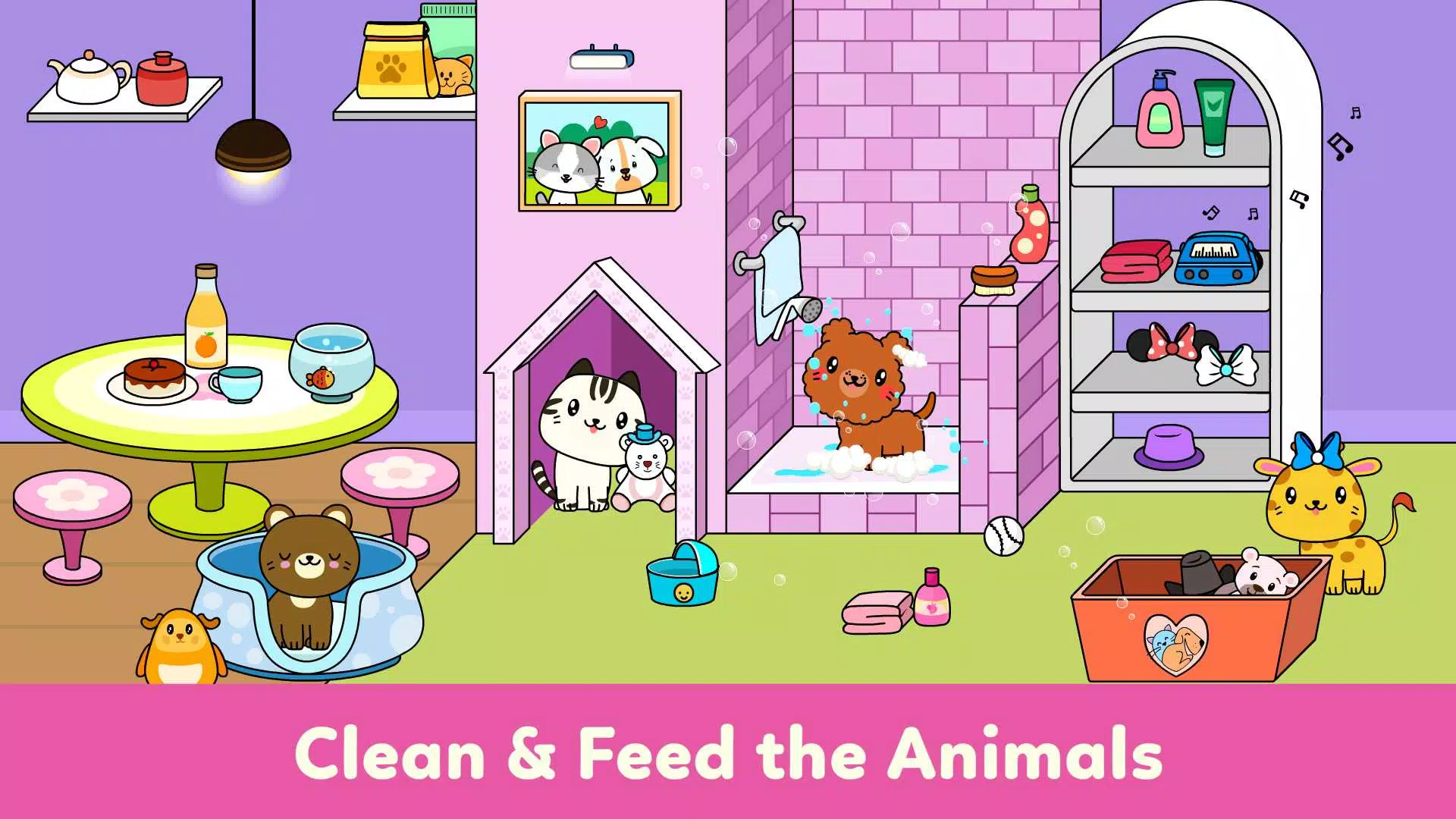 My Cat Town - Tizi Pet Games - Apps on Google Play