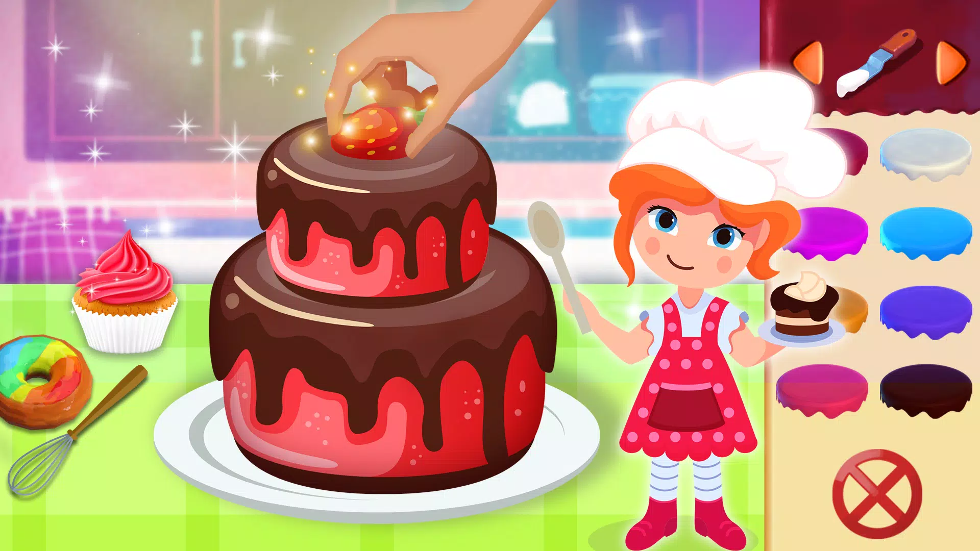 Download do APK de jogo de cozinhar bolo perfeito meninas e meninos para  Android