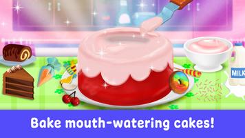 Cake maker -女孩專屬的獨角獸烹飪遊戲 海報